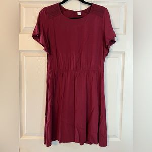 Old Navy Burgundy Dress (L)